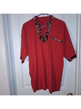 Mens Red Guatemala T Shirt